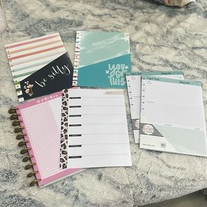 Big Happy Planner project, list, and blank weekly pages